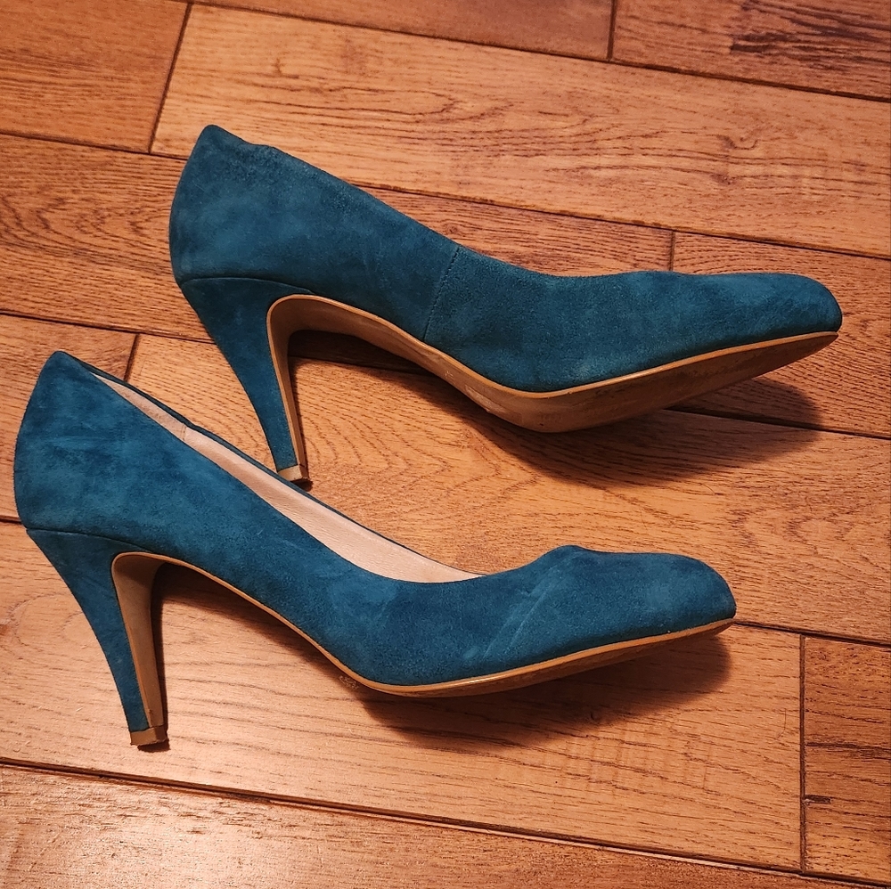 Aldo Blue Suede Shoes